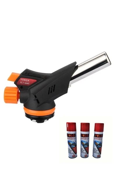 Profesyonel Pürmüz Başlığı 3 Adet Çakmak Gazı ürün görseli