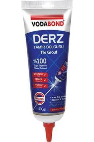 Vodabond Kullanıma Hazır Tüp Derz Dolgu 400gr Beyaz Rengi ürün görseli
