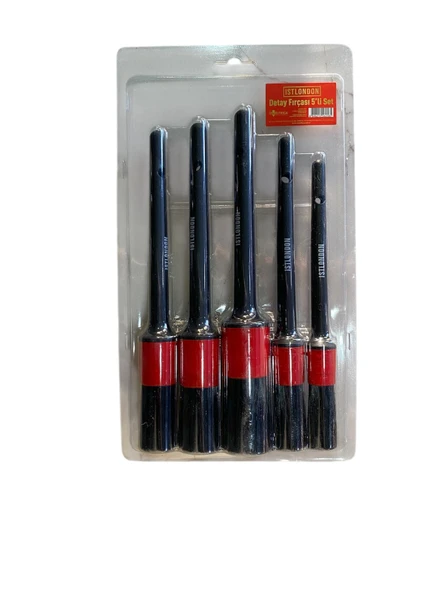 ISTLONDON DETAY FIRÇASI 5 Lİ SET SENTETİK KIL ürün görseli 1