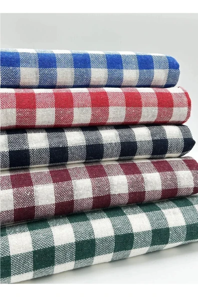 Çok Amaçlı Sofra Bezi & Piknik Sofrası & Masa Örtüsü Ekose Pötikare Desenli - Resim 2