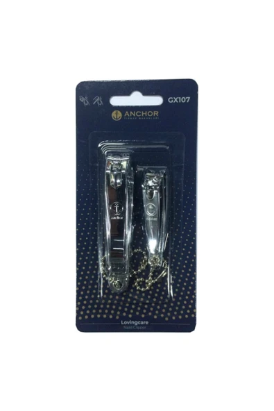 Tırnak Makası 2'li Set Çelik Paslanmaz Tırnak Çakısı - Resim 2