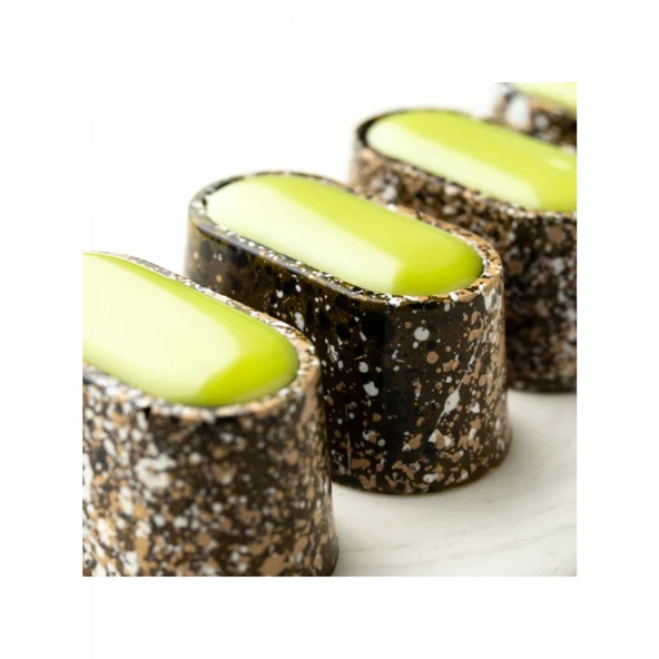 Polikarbon Oval Pralin Çikolata Kalıbı 14.5 gr | Cm-4064 - Resim 4