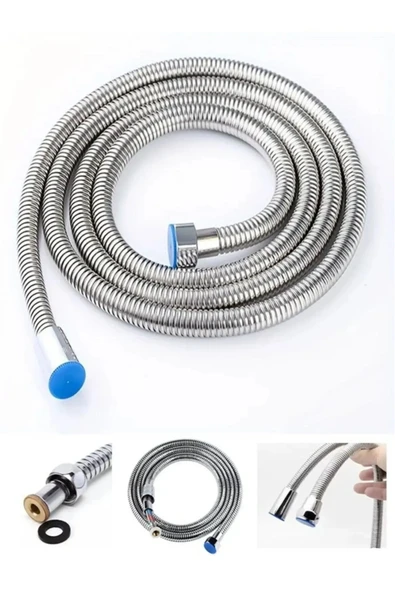 Dayanıklı Duş Hortumu Örgülü Bilisterli Kenetli Lüx ürün görseli