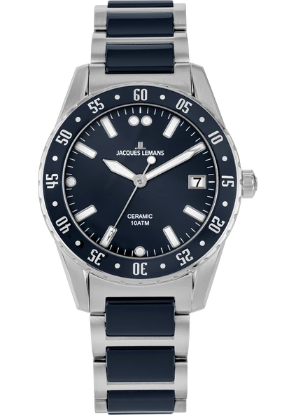 JACQUES LEMANS LIVERPOOL 42-10B ERKEK KOL SAATİ - Resim 2