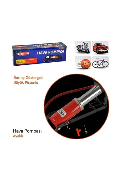 Ayaklı Hava Pompası Büyük Pistonlu Br2470701 - Resim 2