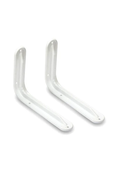 Raf Altı Ayak Raf Tutucu L Demir 16 X 22 Cm Beyaz Montaj Aparatı (1 Adet) ürün görseli