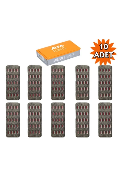 Çakmak Taşı 10 Paket 200 Adet Çakmak Taşı Zippo Ve Tüm Çakmaklar Için Uyumlu Kaliteli Taş ürün görseli