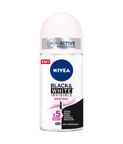 Nivea Black & White Invisible Original Roll On 50ml ürün görseli
