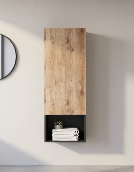 Vero Boy Dolabı 40*130 Cm Antrasit-Arkadya - Resim 2