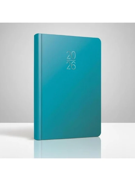 Gıpta 2026 Eko 20X28 cm Ciltli Haftalık Ajanda 122-ECK Turkuaz ürün görseli