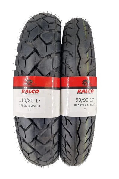 RALCO TYRES MOTOR LASTİK 110/80-17 VE 90/90-17 LASTİK TAKIMI TL (TUBELESS - DUBLEKS) - Resim 2
