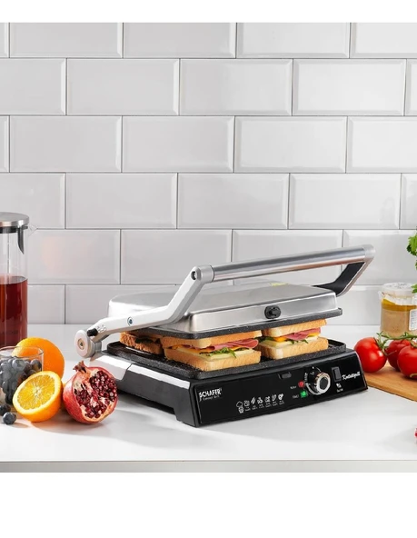 Schafer Concept Grill Izgara Ve Tost Makinesi-inox - Resim 3