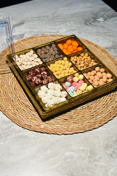 Hediyelik Karışık Lüx Leblebi Kutusu 700 gr -03 - Resim 4