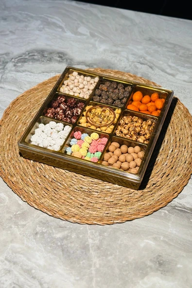 Hediyelik Karışık Lüx Leblebi Kutusu 700 gr -03 - Resim 2