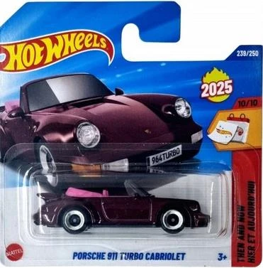 Hot Wheels Tekli Arabalar Porsche 911 Turbo Cabriolet HYW37 (Then And Now) ürün görseli
