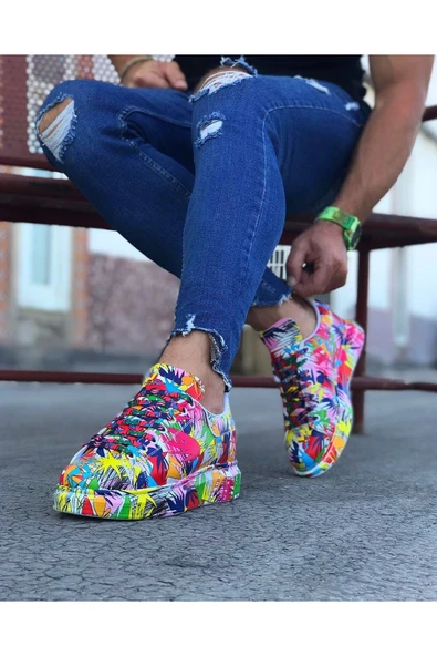 Wagoon WG501 Çok Boyalı Erkek Casual Ayakkabı - Resim 2