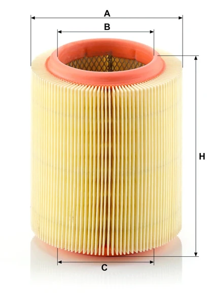 C 1571 - Hava filtresi -  MANN FILTER - Resim 2