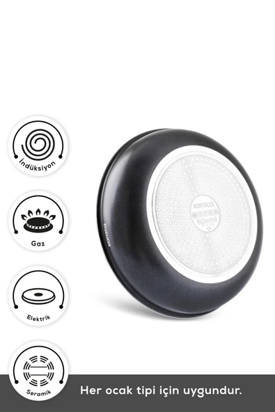 Karaca Biodiamond Easy Clip 12 Parça İndüksiyon Tabanlı Tencere Seti - Resim 3