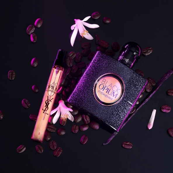 Yves Saint Laurent Black Opium EDP 90 ml + 10 ml + 50 ml Body Lotion Kadın Parfüm Seti - Resim 4
