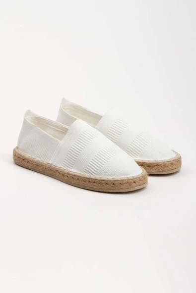 Triko Beyaz Espadril COC1476 ürün görseli