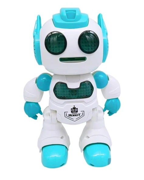 Pasifik Toys Uzaktan Kumandalı Disk Atan Robot Mavi 60630 - Resim 3