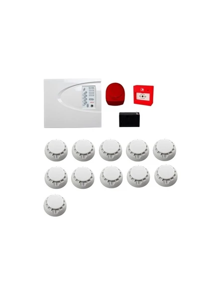 Teletek Konvansiyonel Sistem Yangın Alarm Seti 11 Li ürün görseli