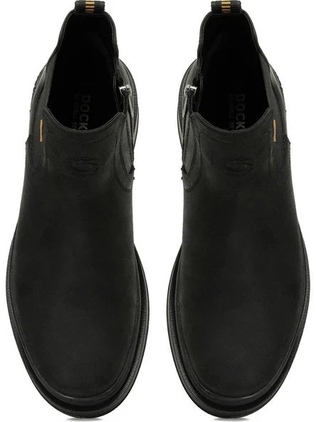 DOCKERS 237406 4PR SİYAH HAKİKİ DERİ COMFORT CASUAL ANATOMİK ERKEK BOT - Resim 6