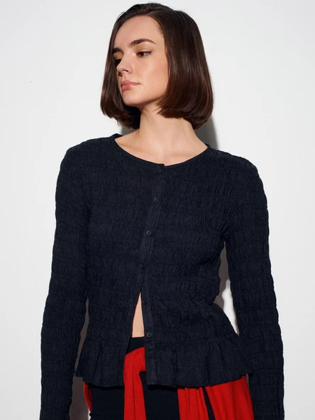 50926 DİLVİN UZUN KOLLU GÖMLEK - Resim 5