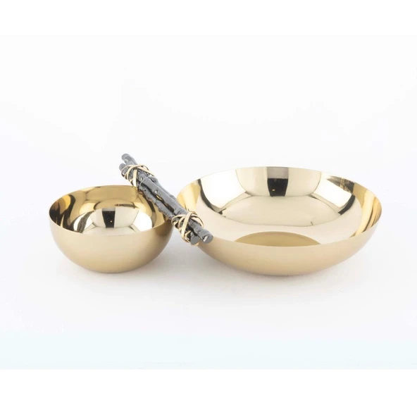 Mikasa Moor Gold Tel Sarma Kase 27x4cm ürün görseli