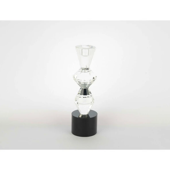 Mikasa Moor Kristal Şeffaf Şamdan 27x8cm ürün görseli