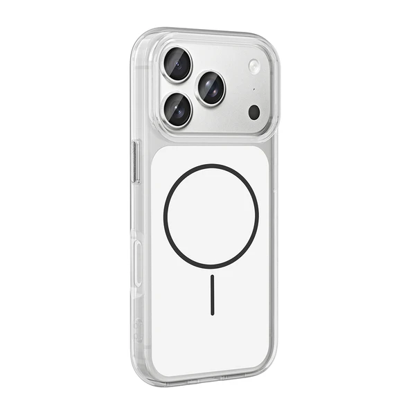 Apple iPhone 17 Pro Kılıf Metal Buton Tasarımlı Zr-ikonik - Resim 3