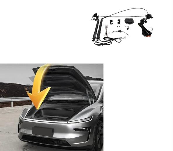 2025+ TESLA MODEL Y (YENI)  JUNIPER IÇIN ELEKTRIKLI AÇILIR KAPUT ürün görseli 1