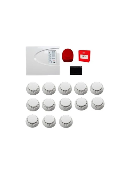 Teletek Konvansiyonel Sistem Yangın Alarm Seti 13 Lü ürün görseli