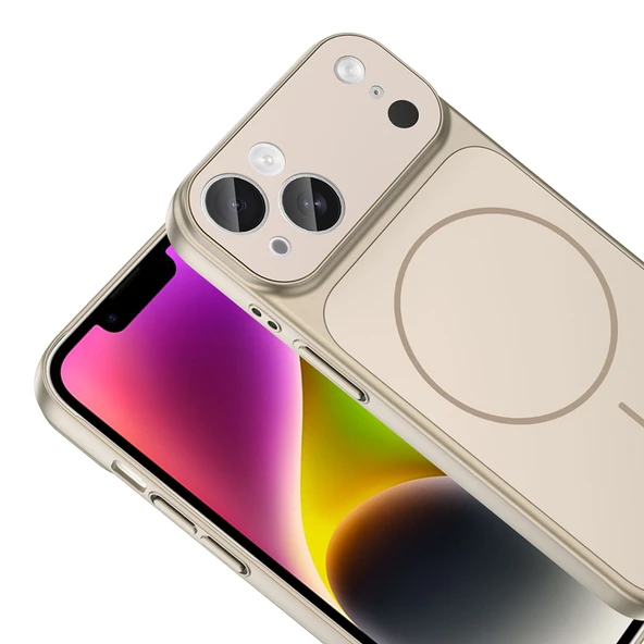 Apple iPhone 13 Kılıf Zore M-Safe Şarj Özellikli Kamera Korumalı Zr-Formen ürün görseli 1