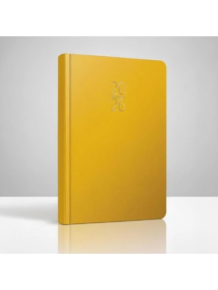 Gıpta 2026 Eko 20X28 cm Ciltli Haftalık Ajanda 122-ECK Sarı ürün görseli 1