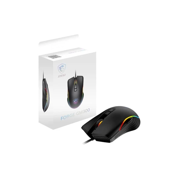 MSI Forge GM300 RGB Optik Kablolu Oyuncu Mouse - Resim 4