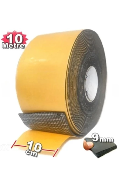 Araç Oto Ses Isı Yalıtım 10cm x 10mt 9mm Yapışkanlı Kauçuk Izolasyon Malzemesi Yalıtım Bandı ürün görseli