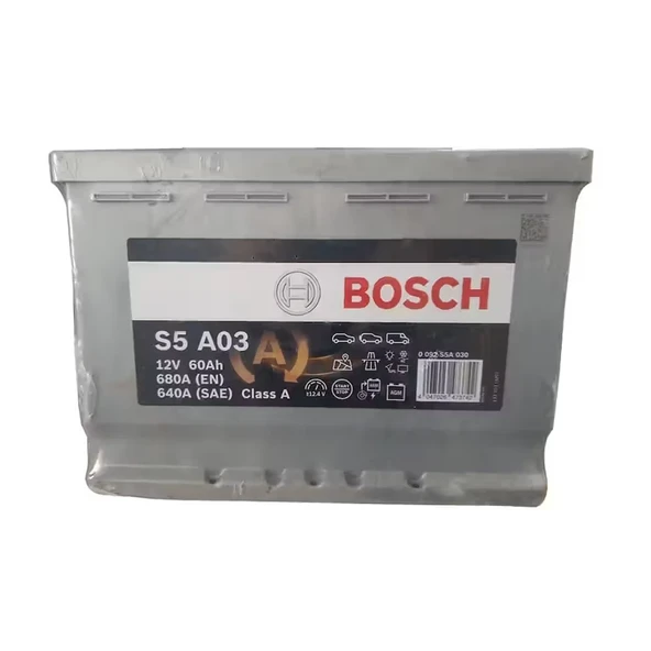 0092S5A030 - S5 60 Ah AGM - 680M. Akım (A) EN / 60Ah - BOSCH ürün görseli 1