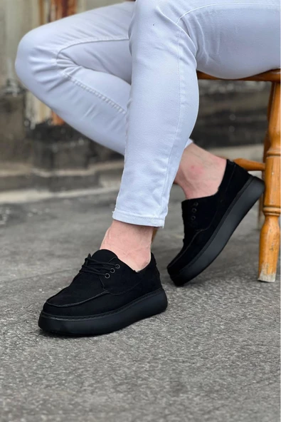 Wagoon WG508 Kömür Süet Ortopedik Taban Erkek Casual Ayakkabı - Resim 3