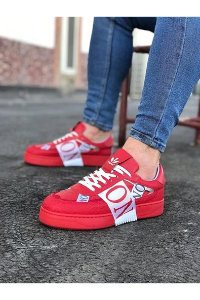 Wagoon WG202 Kırmızı Erkek Günlük Ayakkabı - Resim 3