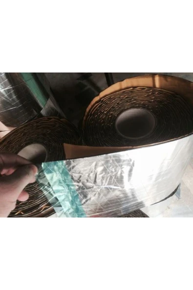Oto Ses Yalıtımı 3mm Alüminyum Kaplı Kauçuk 10cm x 10mt ürün görseli