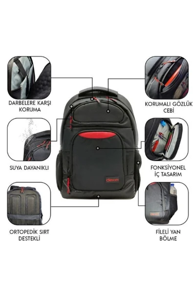 Dexim DXBP40 Premium Gaming 17,3" Notebook  Sırt Çantası - Resim 2
