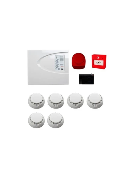 Teletek Konvansiyonel Sistem Yangın Alarm Seti 6 Lı ürün görseli
