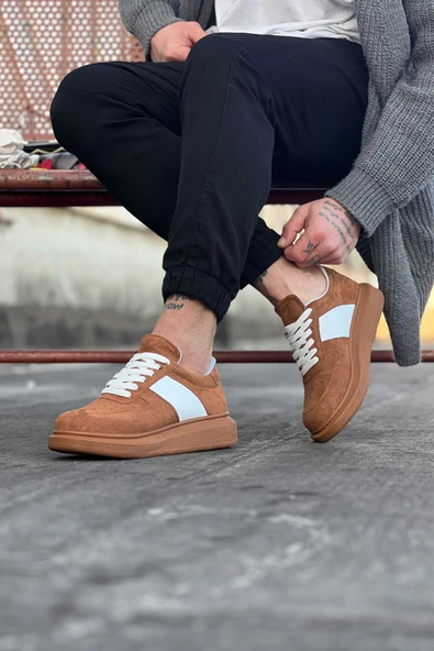 Wagoon WG011 Taba Süet Erkek Casual Ayakkabı - Resim 3