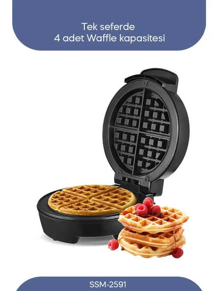 Sinbo Waffle Makinesi SSM-2591 - Resim 2