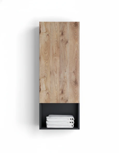 Vero Boy Dolabı 40*130 Cm Antrasit-Arkadya ürün görseli 1