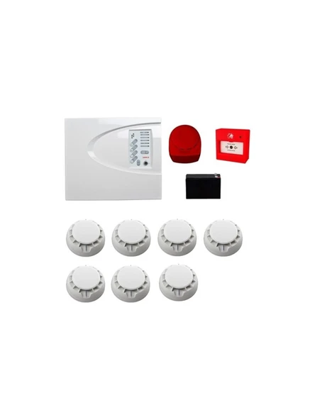 Teletek Konvansiyonel Sistem Yangın Alarm Seti 7 Li ürün görseli
