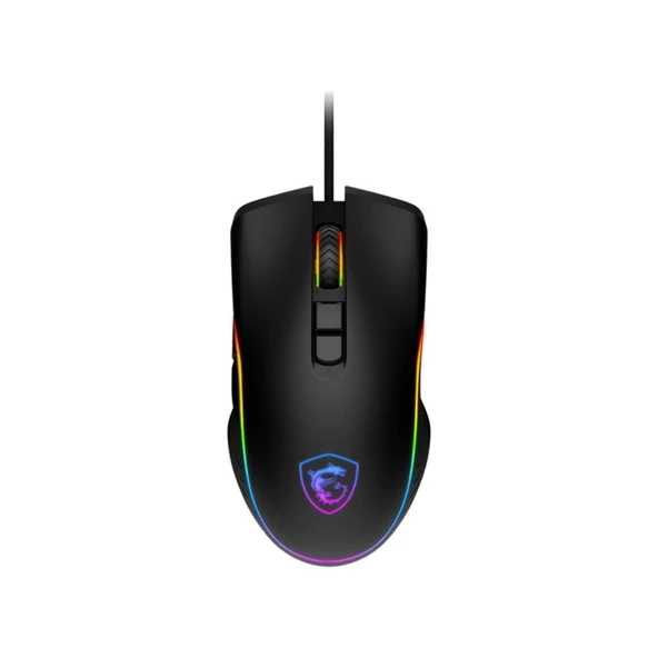 MSI Forge GM300 RGB Optik Kablolu Oyuncu Mouse ürün görseli 1