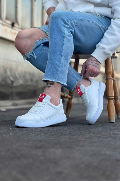 Wagoon WG040 Beyaz Erkek Casual Ayakkabı - Resim 2