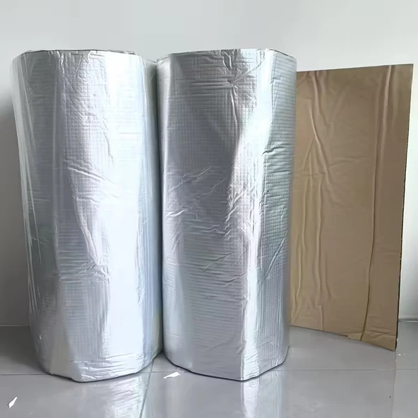 Oto Ses Yalıtım Malz. Folyolu 5m2 Araç ve Karavan Ses Isı İzolasyonu Süngeri 6mm Yapışkanlı ürün görseli